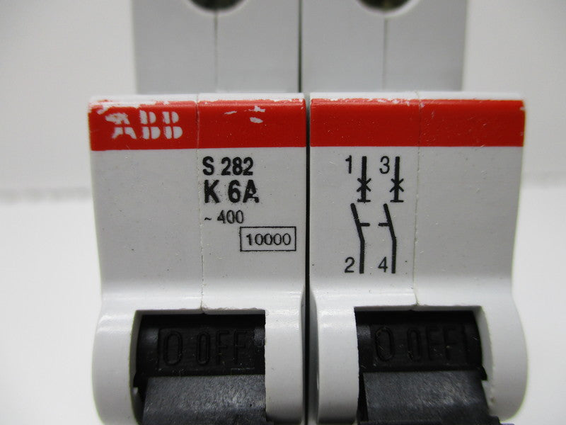 ABB S282-K6A CIRCUIT BREAKER 6A 400V  NSNP