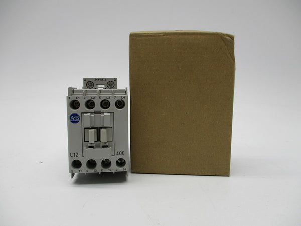 ALLEN BRADLEY 100-C12DJ400 CONTACTOR SER. A 24VDC NSMP