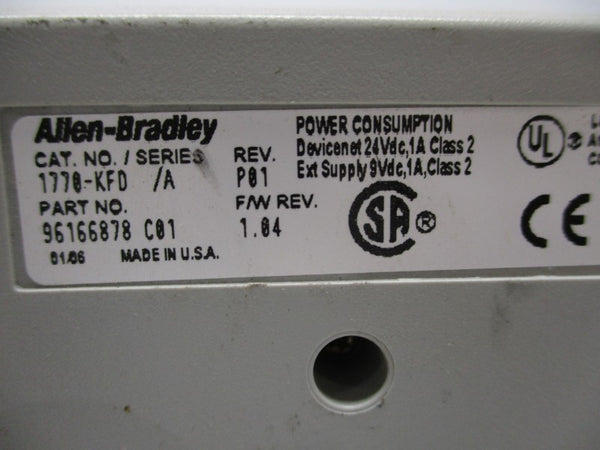 ALLEN BRADLEY 1770-KFD SER. A F/W 1.04 UNMP