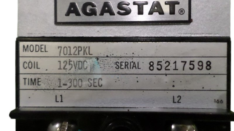 AGASTAT 7012PKL TIME DELAY RELAY NSNP