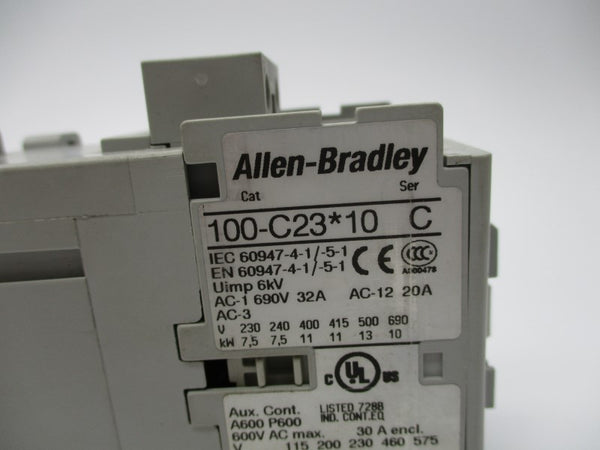 ALLEN BRADLEY 100-C23D10 SER. C 110/120V 32A NSNP