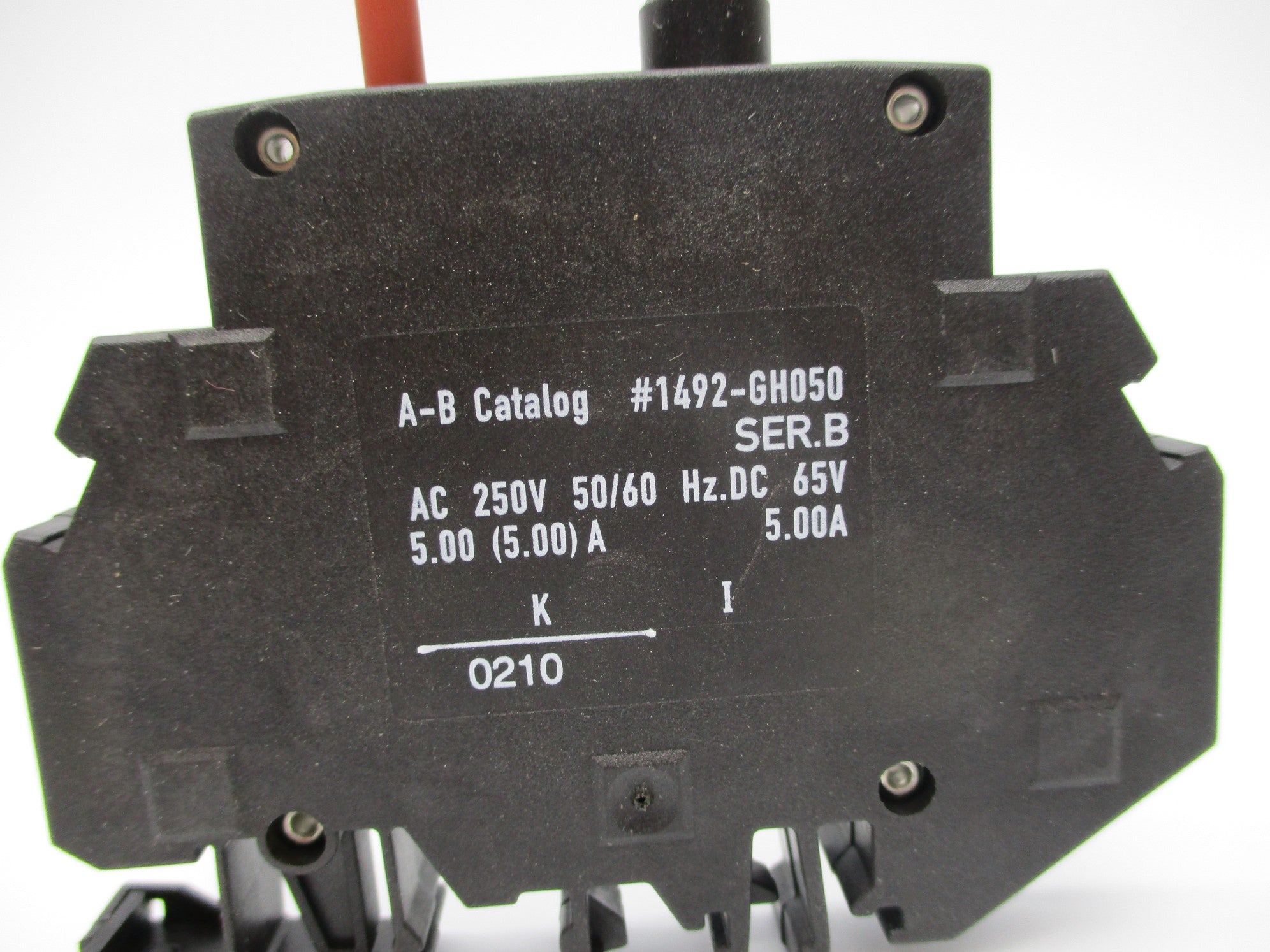ALLEN BRADLEY 1492-GH050 SER. B 250VAC 5.00A NSNP