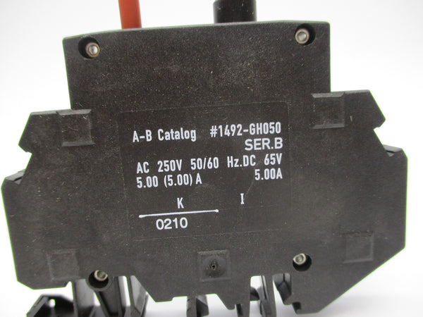 ALLEN BRADLEY 1492-GH050 SER. B 250VAC 5.00A NSNP