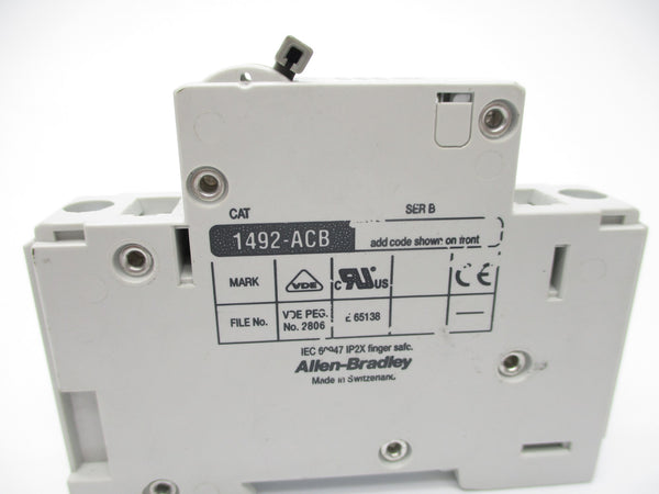 ALLEN BRADLEY 1492-ACBH2 SER. B 277V NSNP