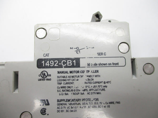ALLEN BRADLEY 1492-CB1G070 SER. C 7A 277V NSNP