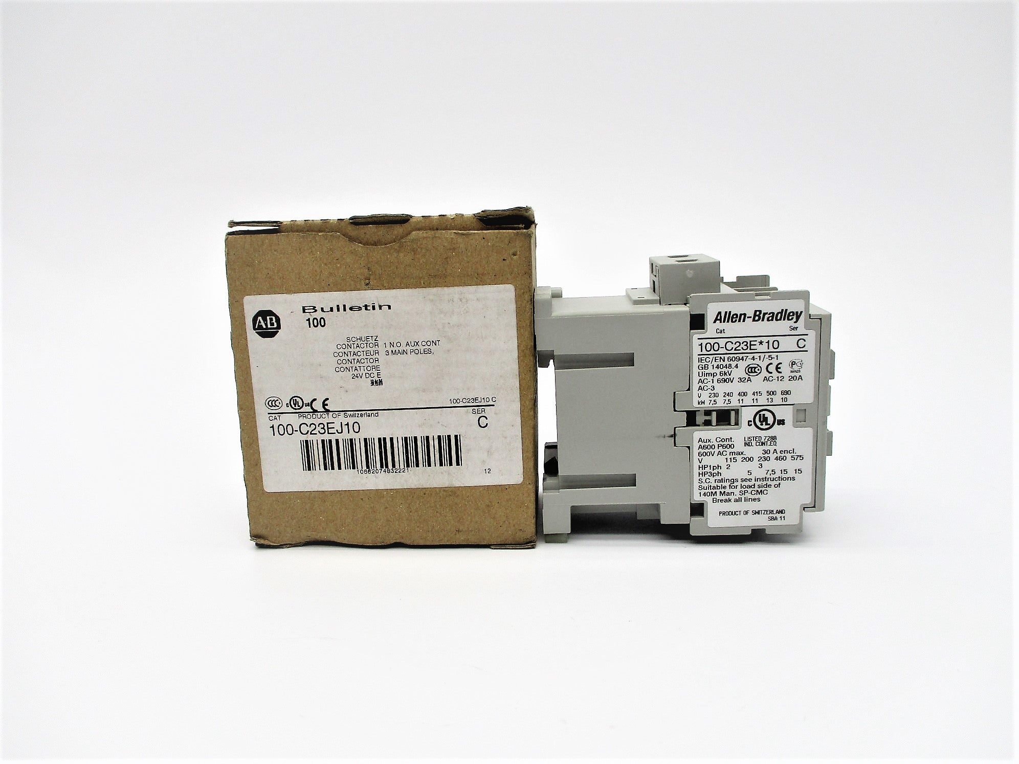 ALLEN BRADLEY 100-C23EJ10 SER. C 24VDC 32A (BR/WH) NSMP