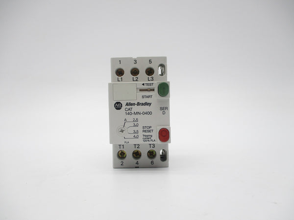 ALLEN BRADLEY 140-MN-0400 SER. D 690V 2.5-4.0A NSNP