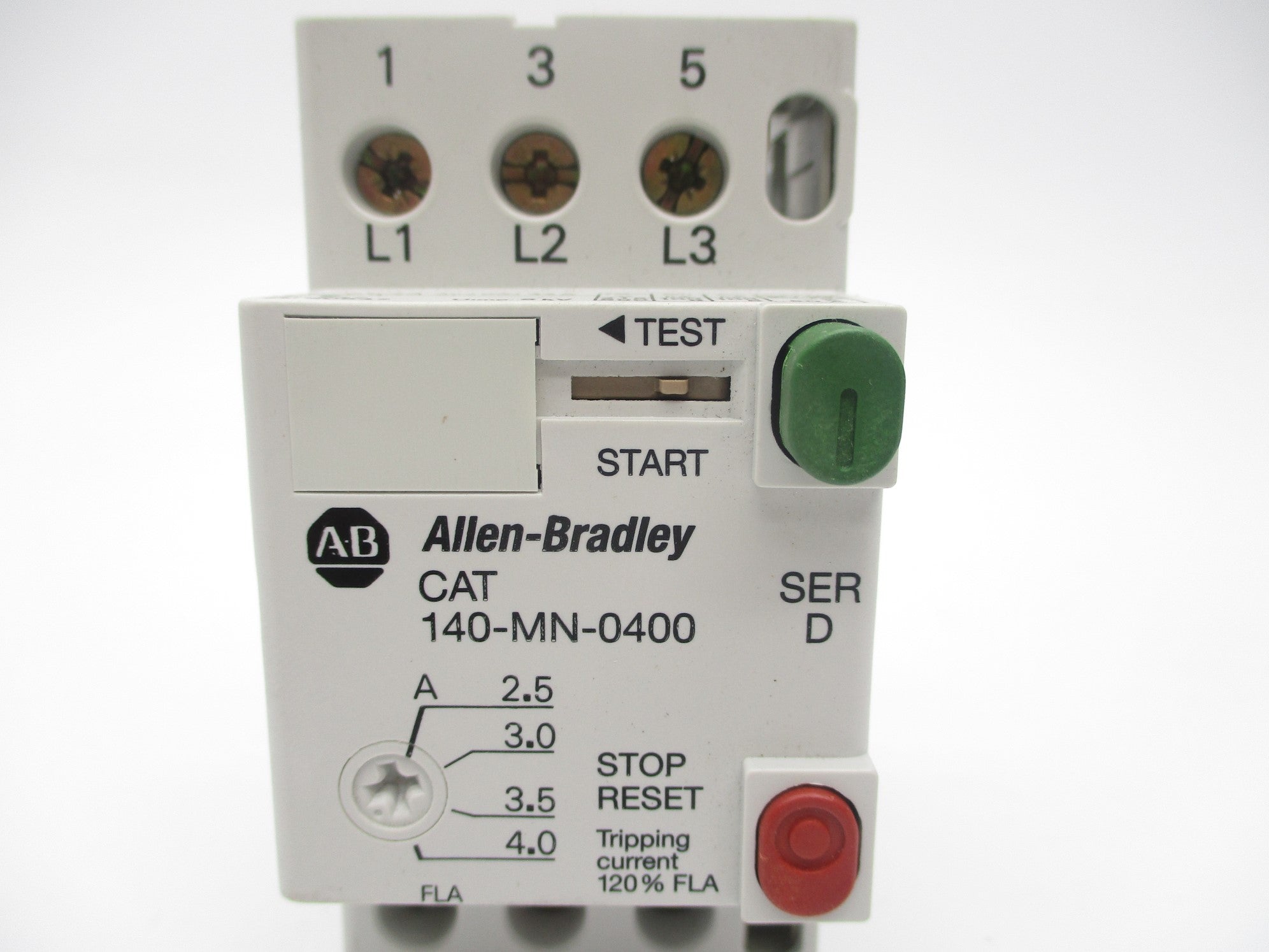 ALLEN BRADLEY 140-MN-0400 SER. D 690V 2.5-4.0A NSNP