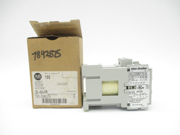 ALLEN BRADLEY 100-C09DJ10 SER. A 24V (BR/WH) NSMP
