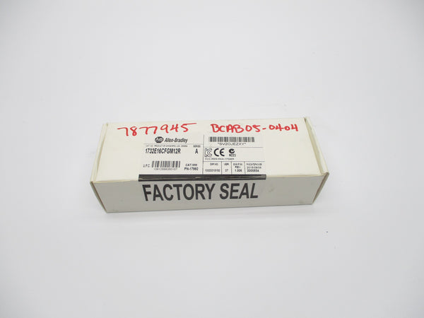 ALLEN BRADLEY 1732-E16CFGM12R SER. A F/W 1.008 DATE: 2015 (WH) NSFS