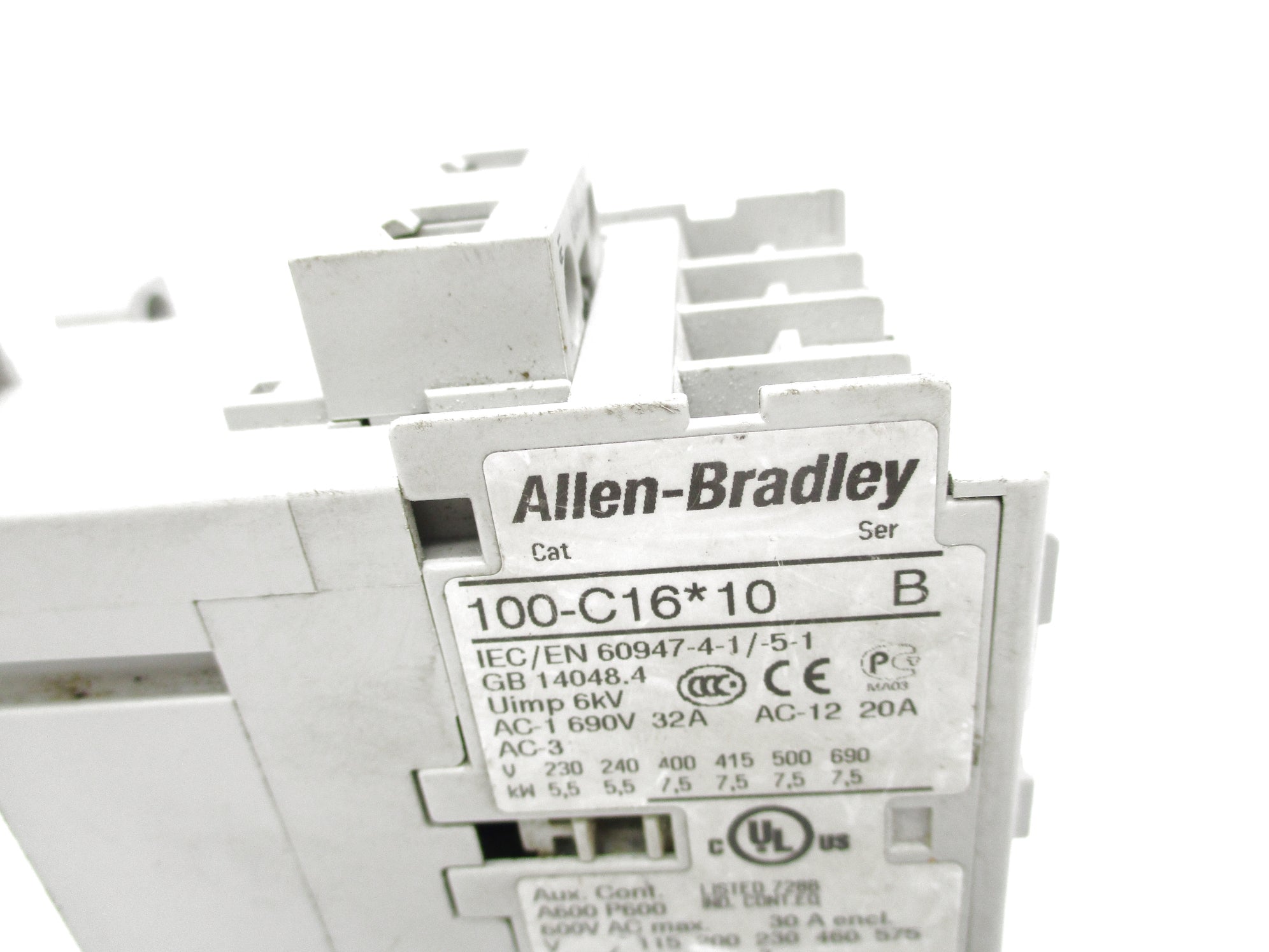 ALLEN BRADLEY 100-C16D10 SER. B 110/120V UNMP