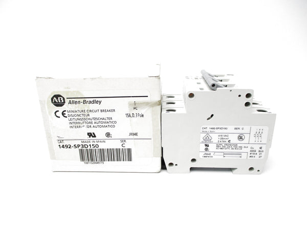 ALLEN BRADLEY 1492-SP3D150 SER. C 415VAC 15A NSMP