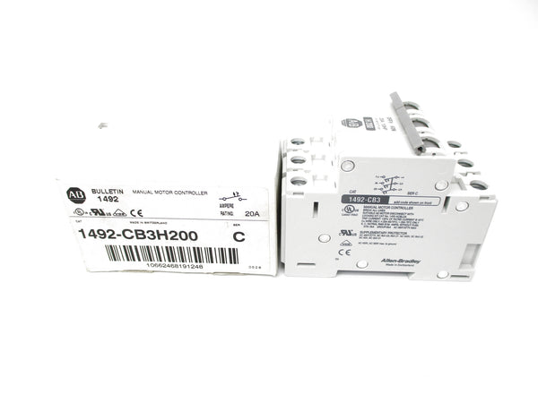 ALLEN BRADLEY 1492-CB3H200 SER. C 277V 20A (WH) NSMP