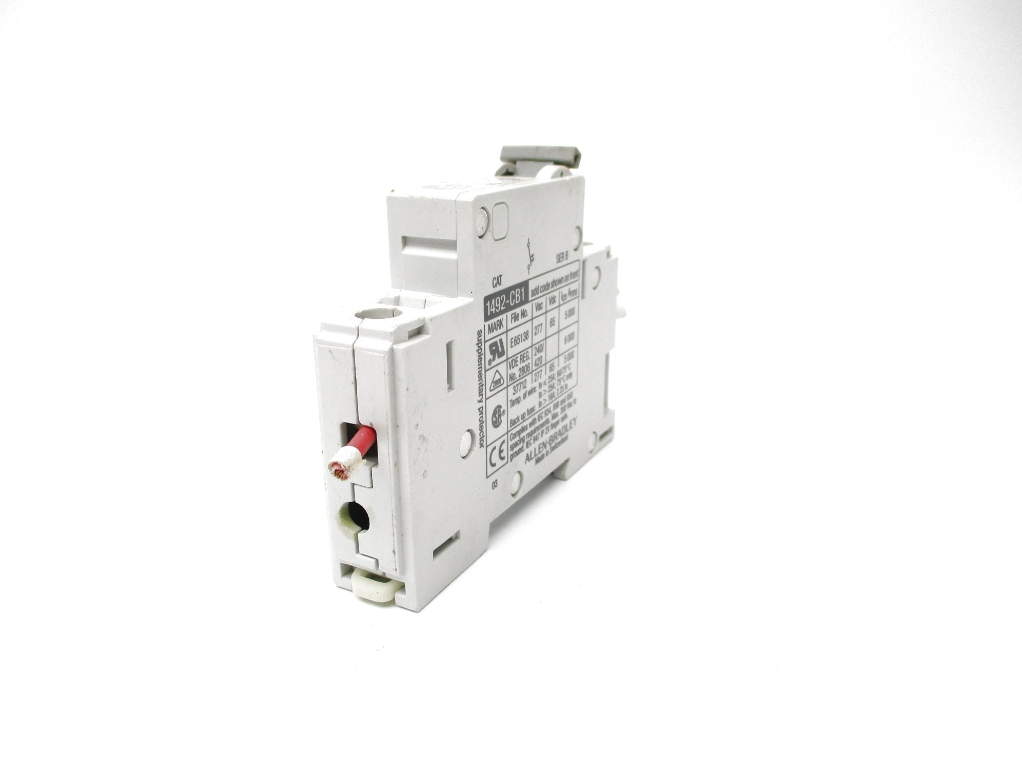 ALLEN BRADLEY 1492-CB1H020 SER. B 2A 277VAC UNMP