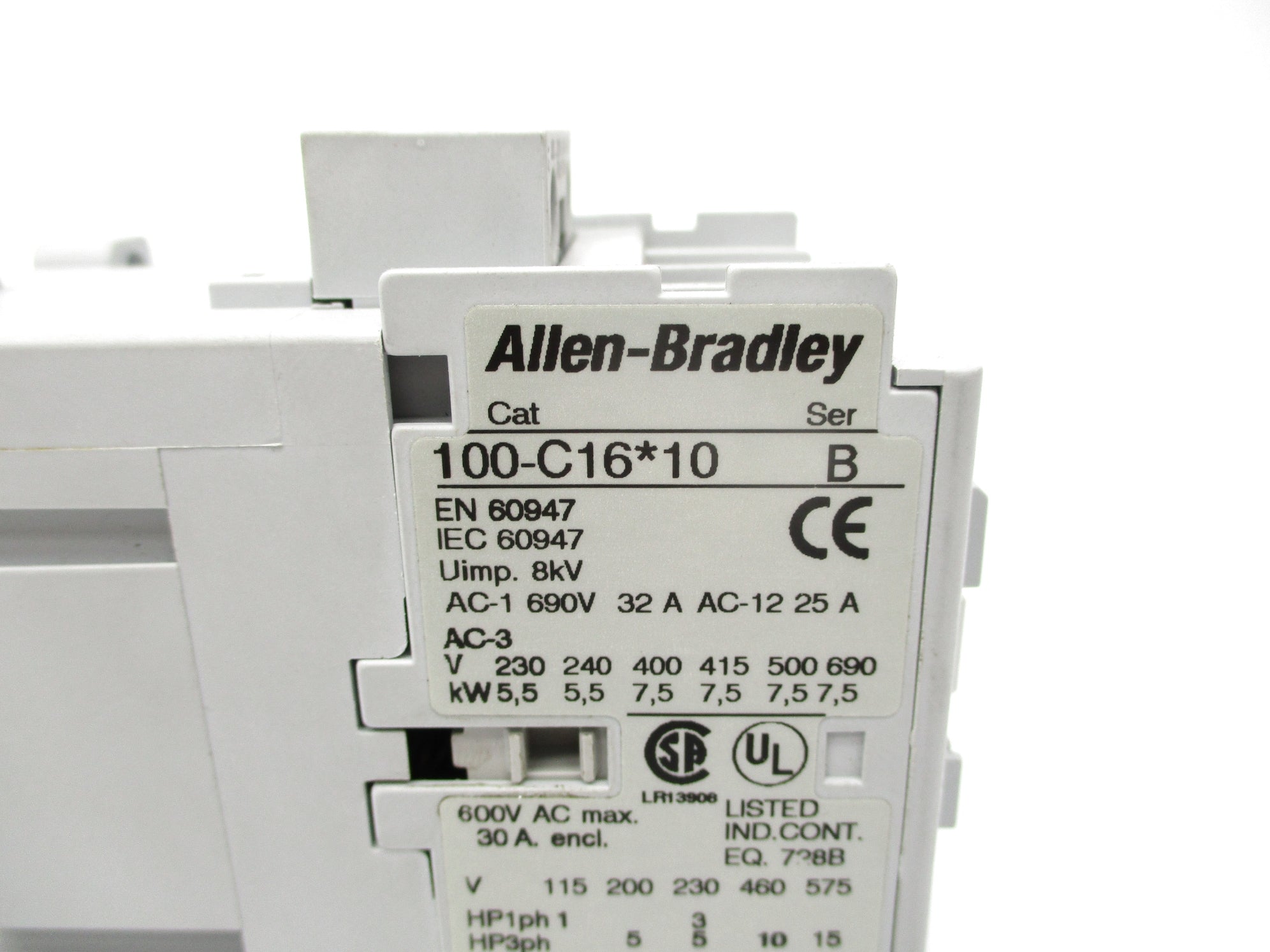 ALLEN BRADLEY 100-C16A10 SER. B 200/240V NSNP