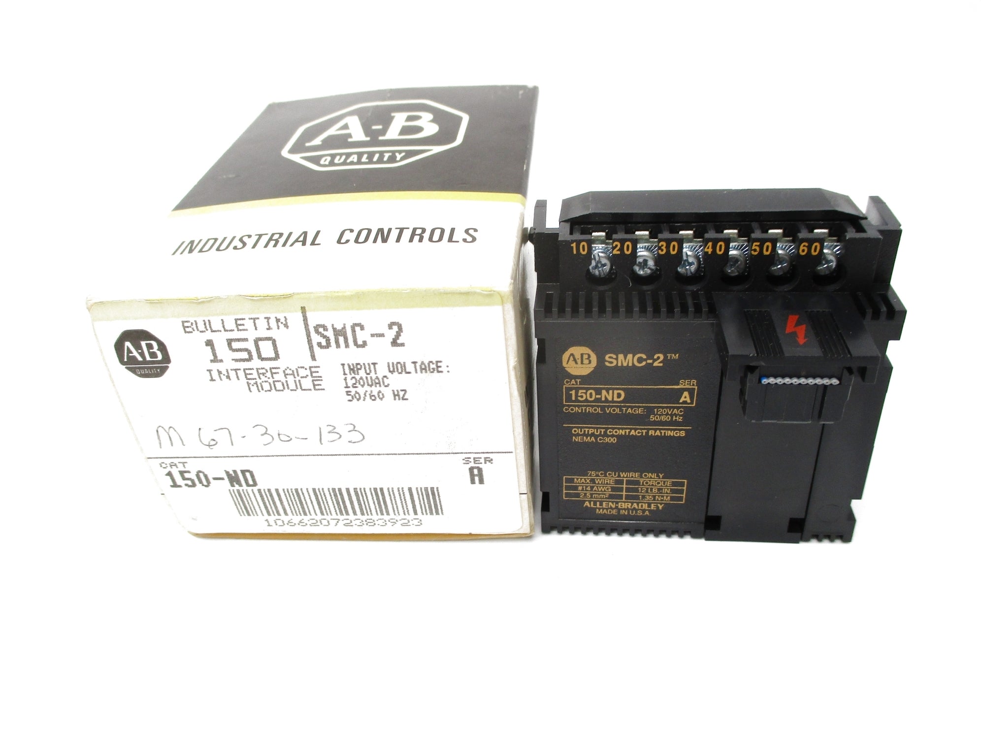 ALLEN BRADLEY 150-ND SER. A (BK/YL) NSMP