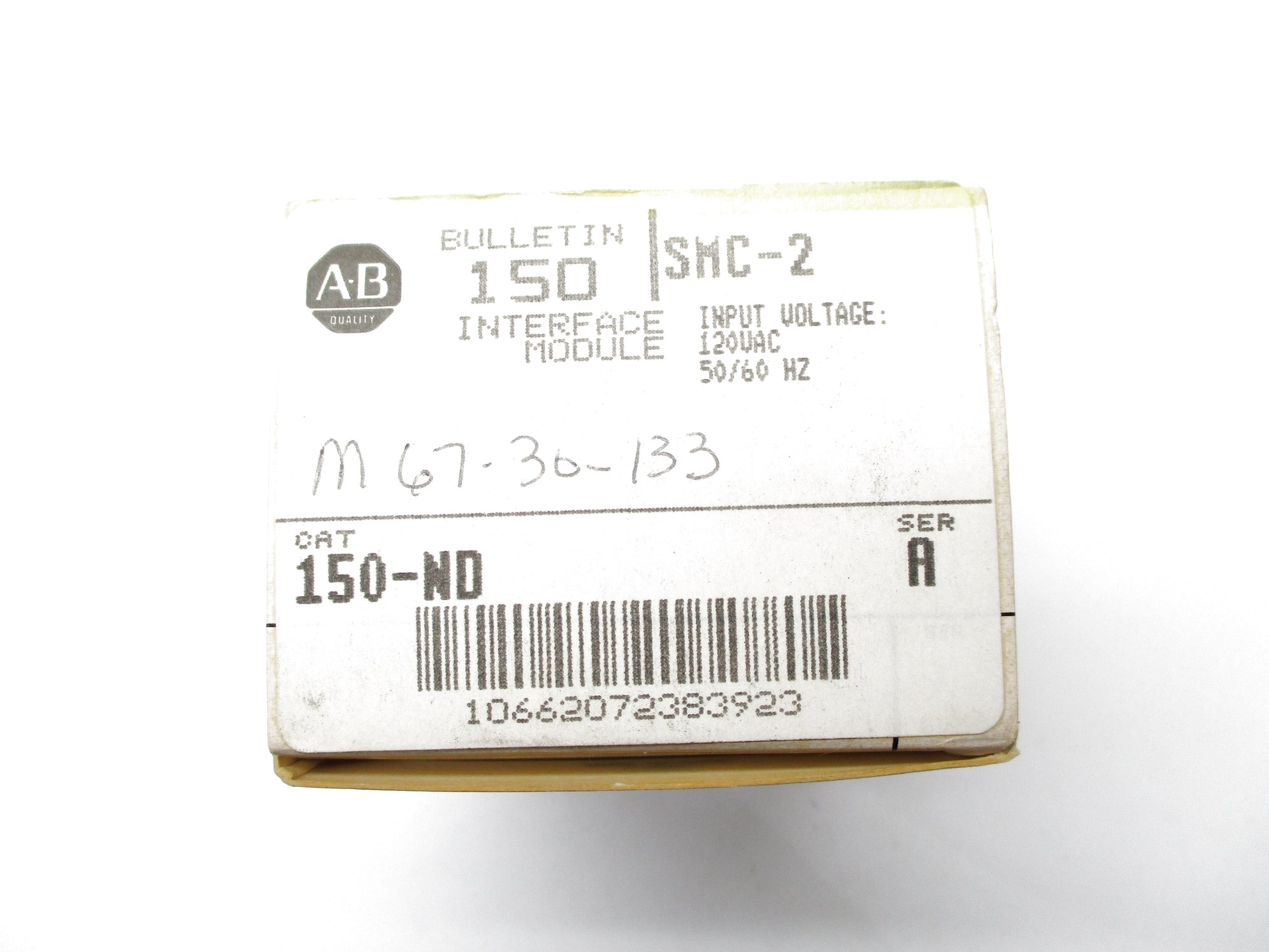 ALLEN BRADLEY 150-ND SER. A (BK/YL) NSMP