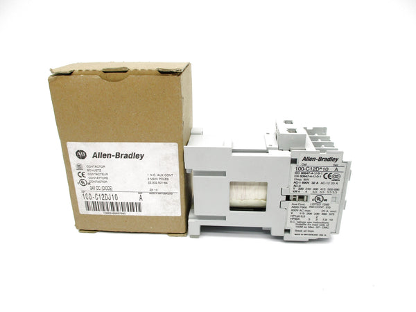 ALLEN BRADLEY 100-C12DJ10 SER. A 24VDC 32A (BR/WH)NSMP