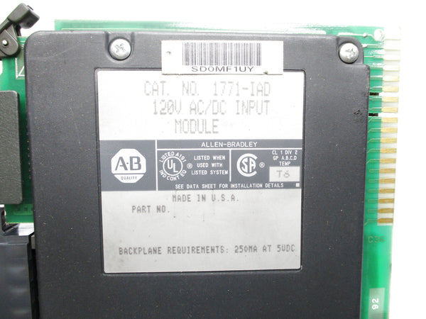 ALLEN BRADLEY 1771-IAD REMAN