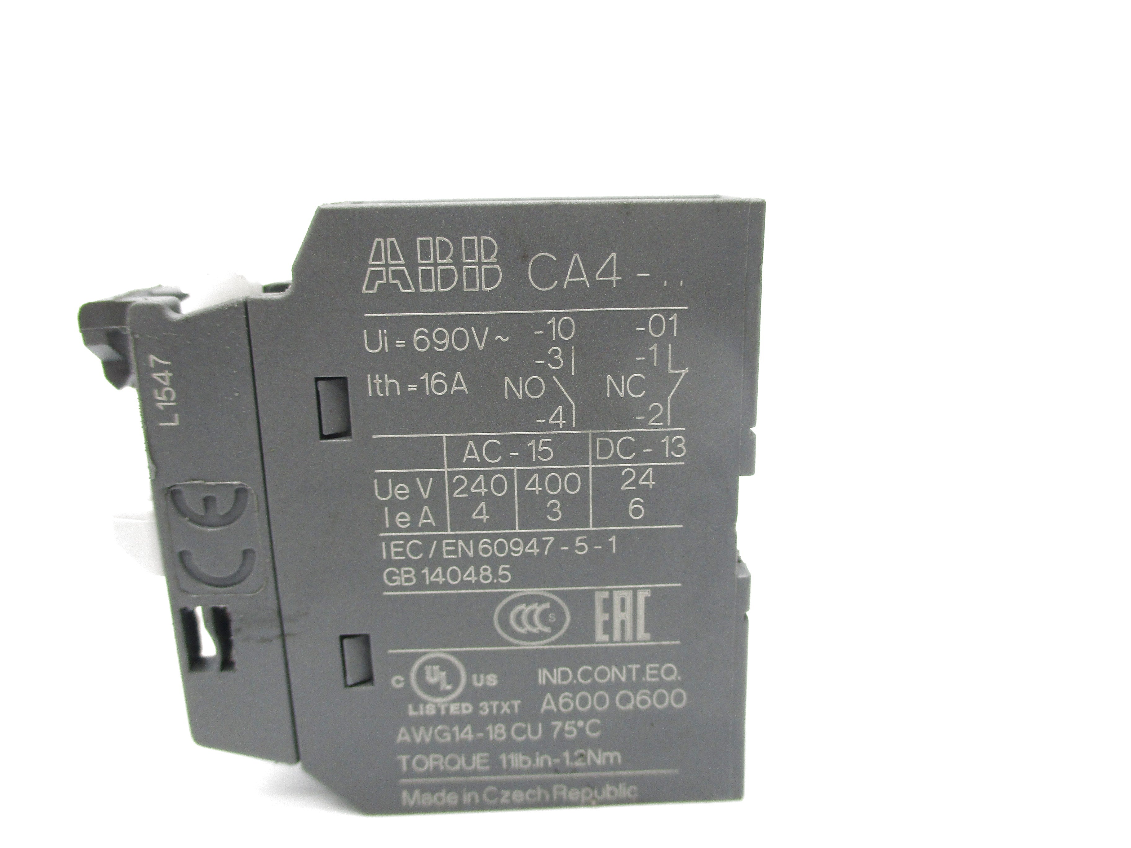 ABB CA4-10 400VAC 3A NSNP