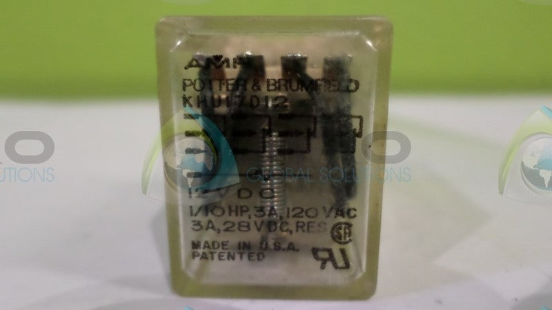 POTTER & BRUMFIELD KHU-17D12-12 RELAY 12VDC UNMP