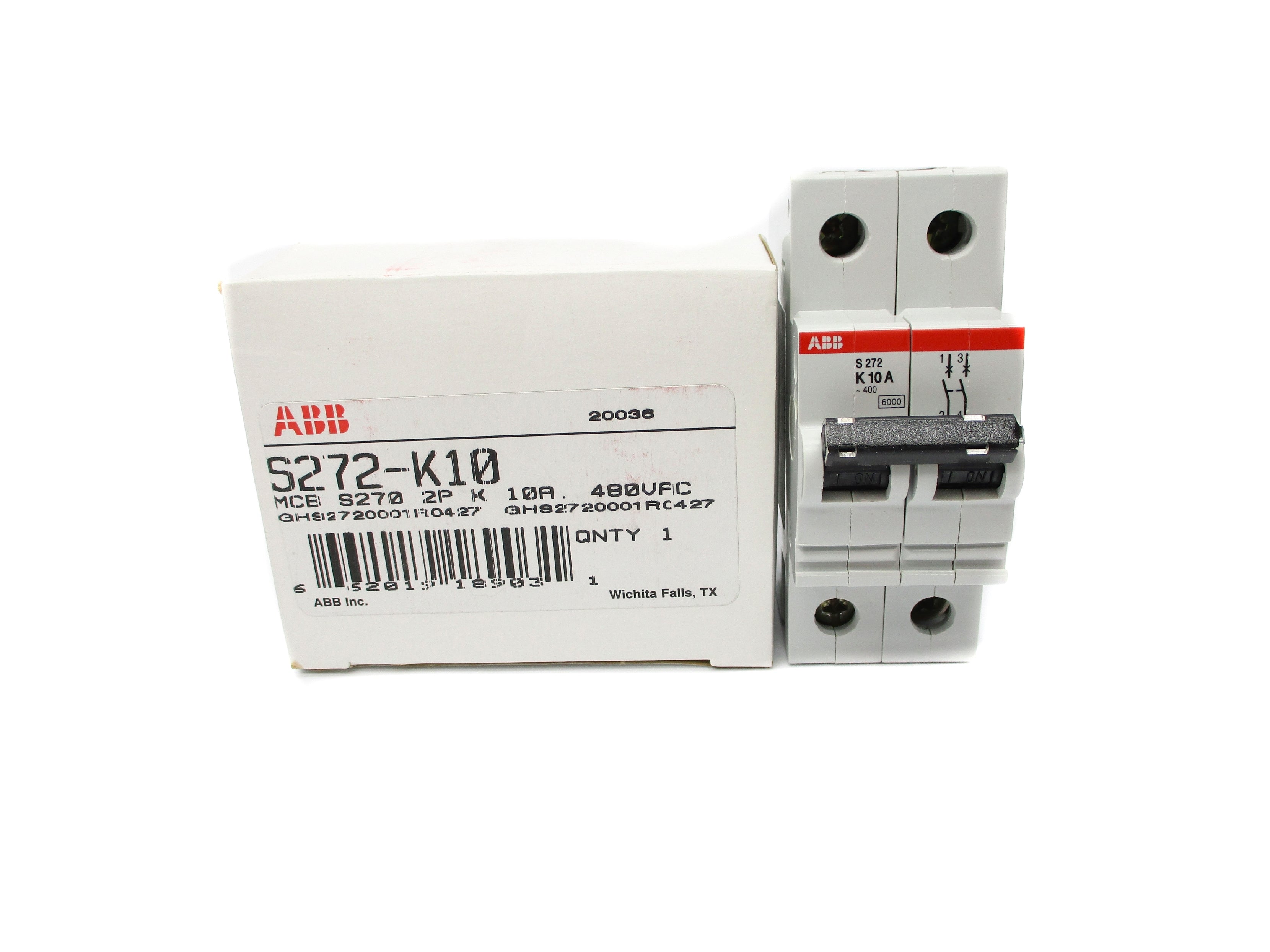 ABB GHS2720001R0427 S272-K10 480VAC 10A NSMP