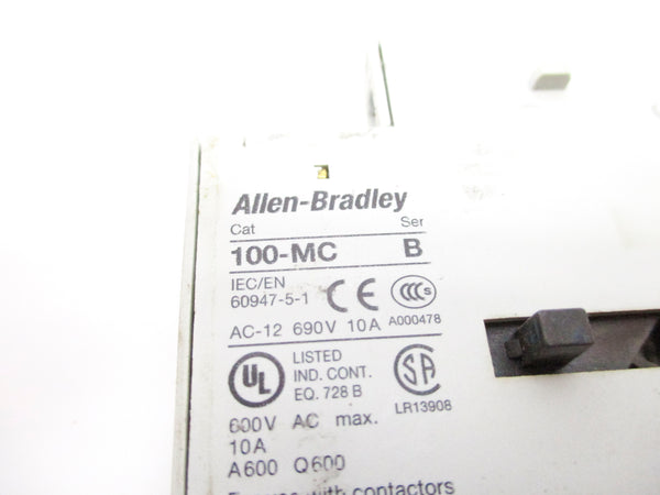 ALLEN BRADLEY 100-MCA02 SER. B 690V 10A UNMP
