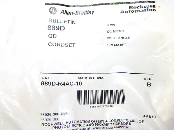 ALLEN BRADLEY 889D-R4AC-10 SER. B NSMP