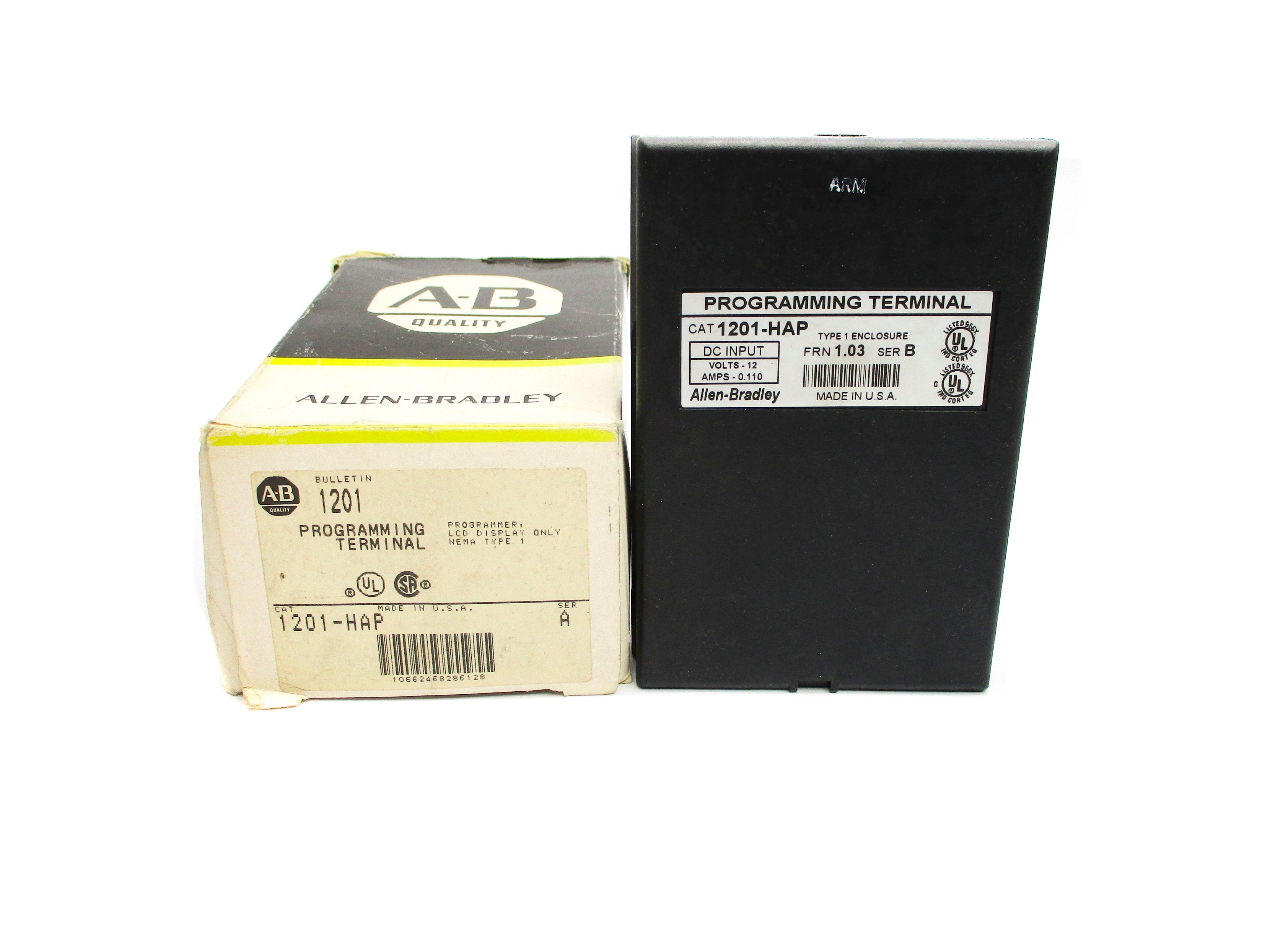 ALLEN BRADLEY 1201-HAP SER. A F/W 1.03 (BK/YL) NSMP