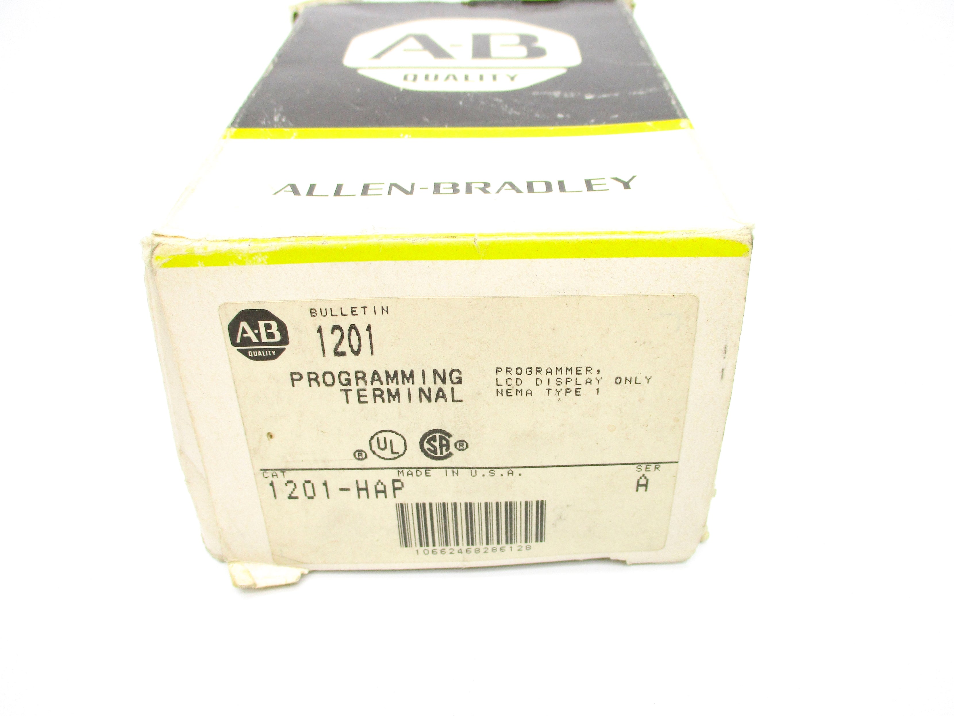 ALLEN BRADLEY 1201-HAP SER. A F/W 1.03 (BK/YL) NSMP