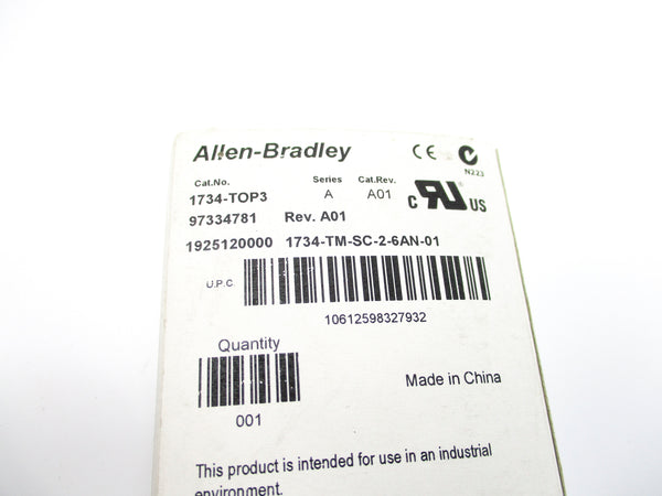 ALLEN BRADLEY 1734-TOP3 SER. A (WH) NSMP