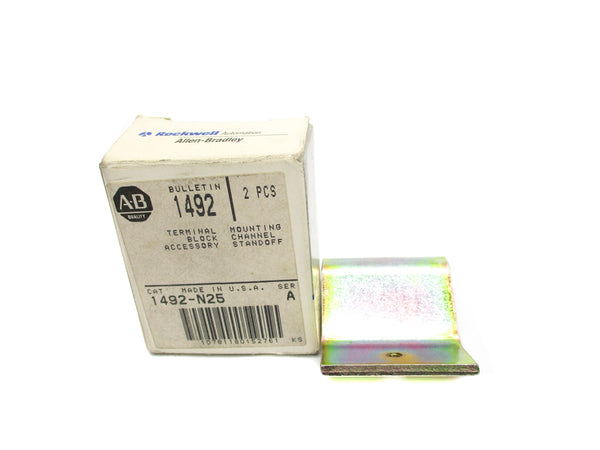 ALLEN BRADLEY 1492-N25 SER. A (PKG OF 2) (GY/BL) NSMP
