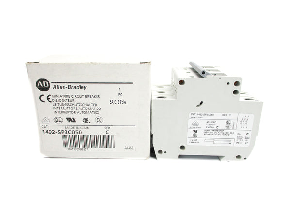 ALLEN BRADLEY 1492-SP3C050 SER. C 415VAC 5A NSMP