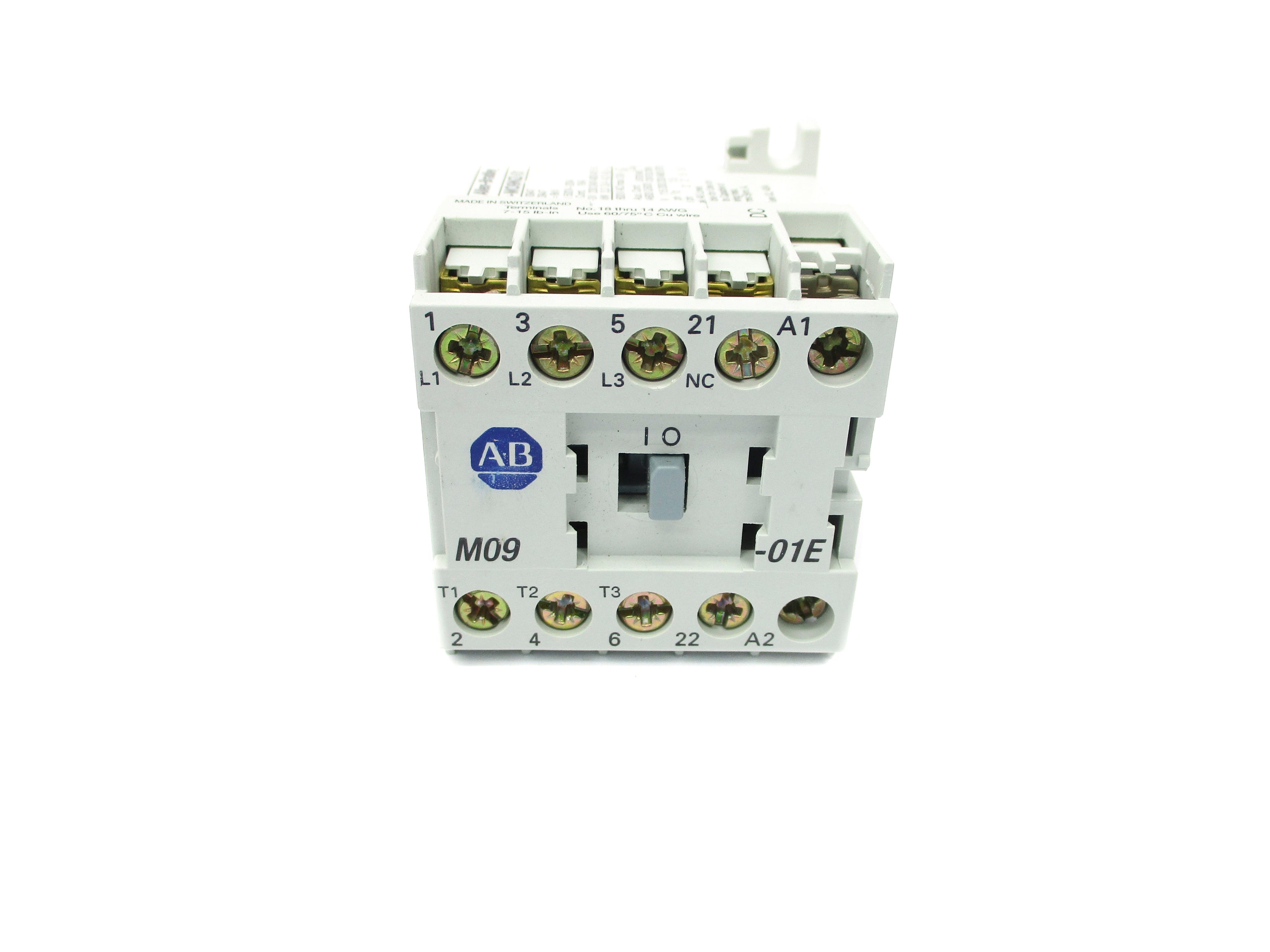 ALLEN BRADLEY 100-M09NZ4831S SER. A 48VDC (BR/WH) NSMP