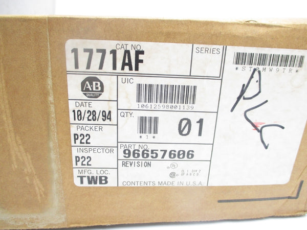 ALLEN BRADLEY 1771-AF NSMP