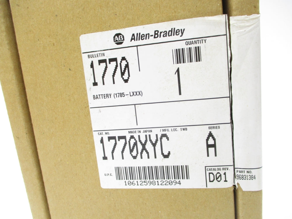 ALLEN BRADLEY 1770-XYC SER. A (BR/WH) NSMP