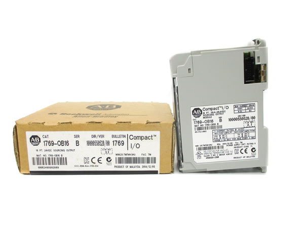 ALLEN BRADLEY 1769-OB16 SER. B F/W 3.1 24VDC NSMP
