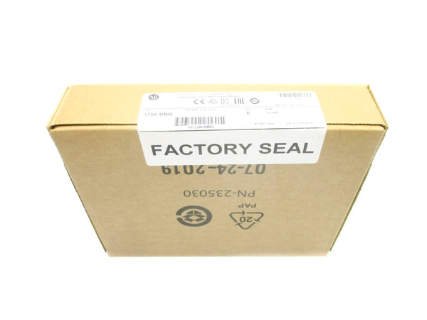 ALLEN BRADLEY 1756-DNB SER. E F/W 12.005 DATE: 2019 NSFS