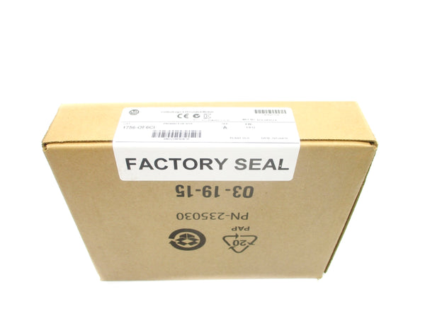 ALLEN BRADLEY 1756-OF6CI SER. A F/W 1.012 DATE: 2015 NSFS