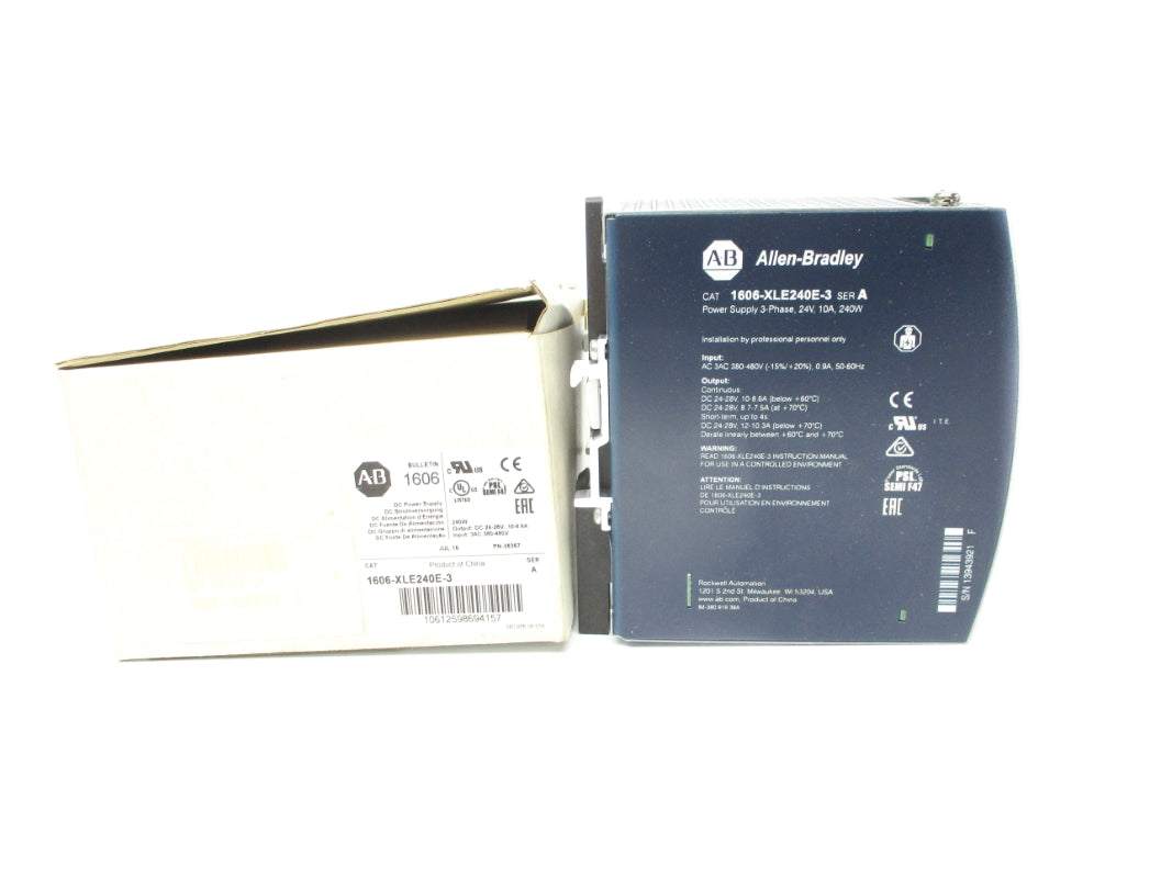 ALLEN BRADLEY 1606-XLE240E-3 SER. A 380-480V 0.9A NSMP