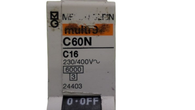 MERLIN GERIN 24403 CIRCUIT BREAKER 16A  UNMP