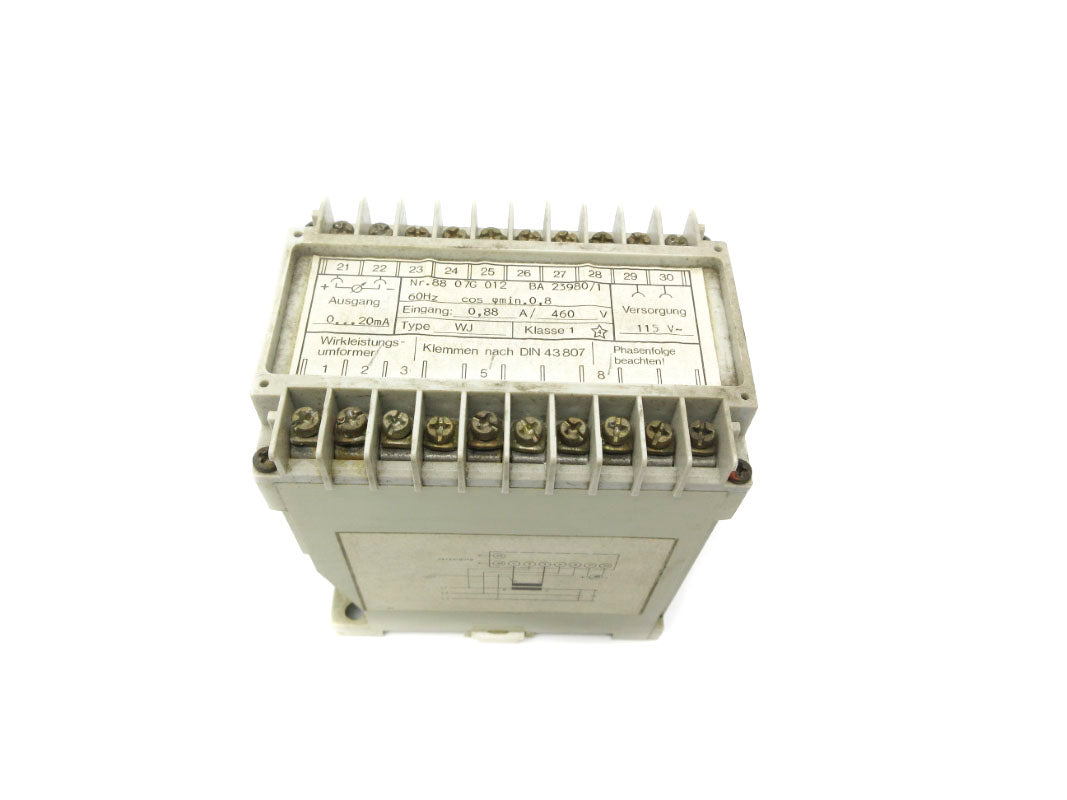 RELAY 8807G012 WJ 460V 0.88A UNMP