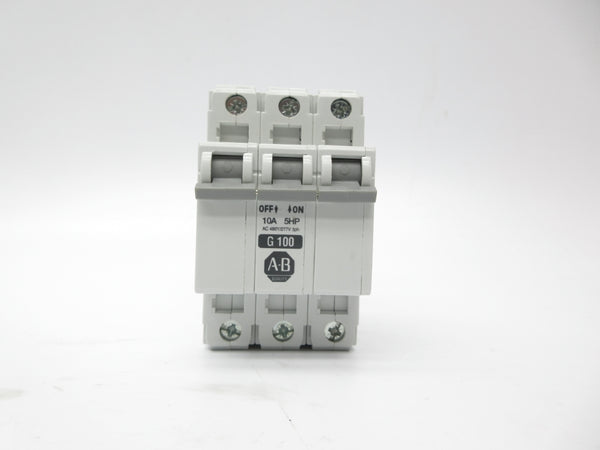 ALLEN BRADLEY 1492-CB3G100 SER. C 480VAC 10A NSMP