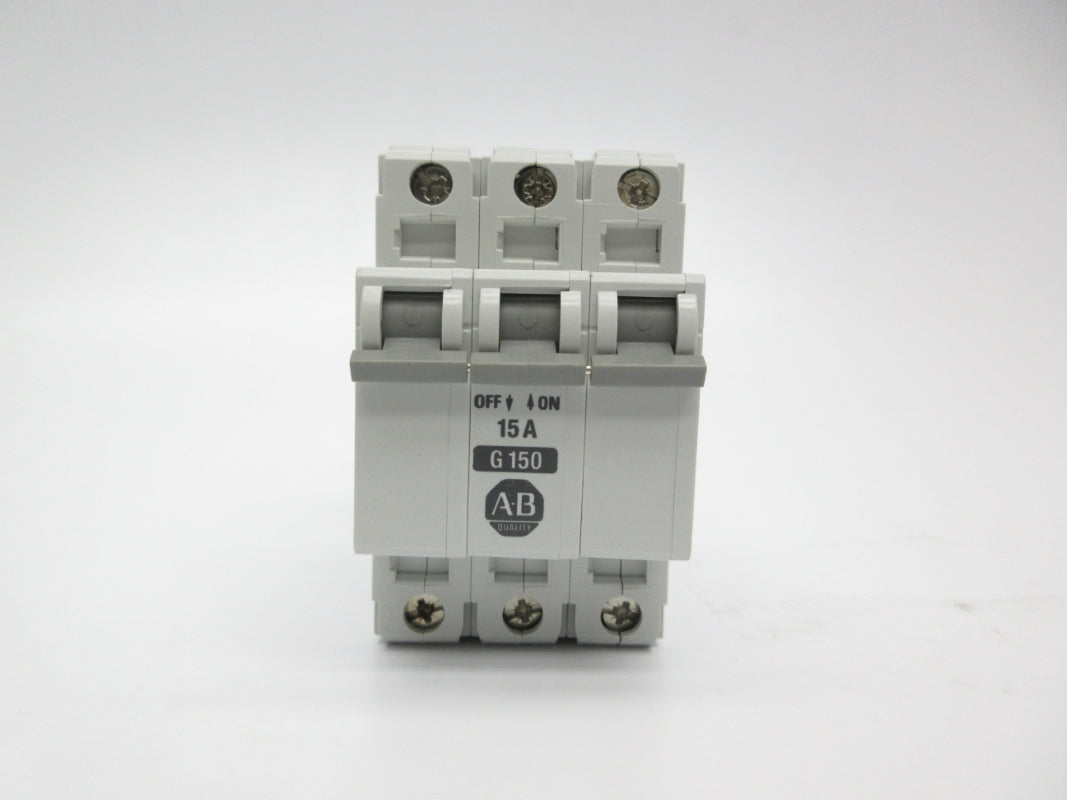 ALLEN BRADLEY 1492-CB3G150 SER. B 480VAC 15A NSMP