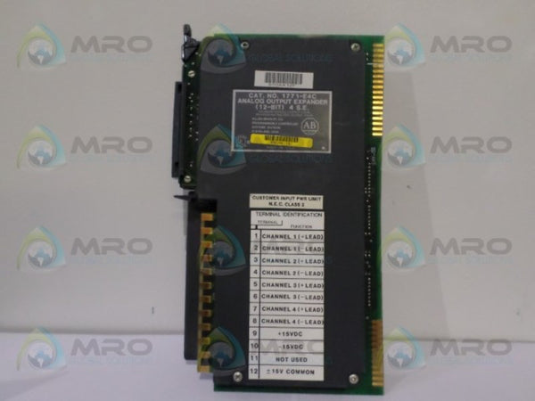 ALLEN BRADLEY 1771-E4C ANALOG OUTPUT EXPANDER  UNMP