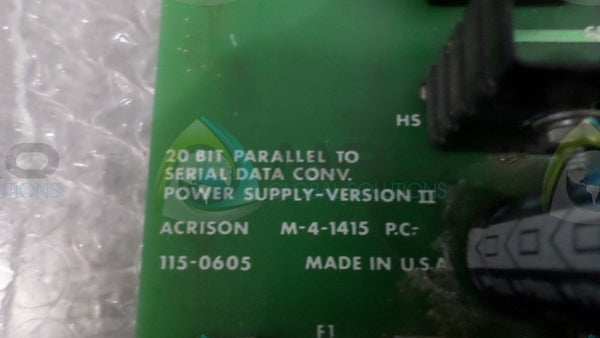 ACRISON M-4-1415 POWER SUPPLY UNMP