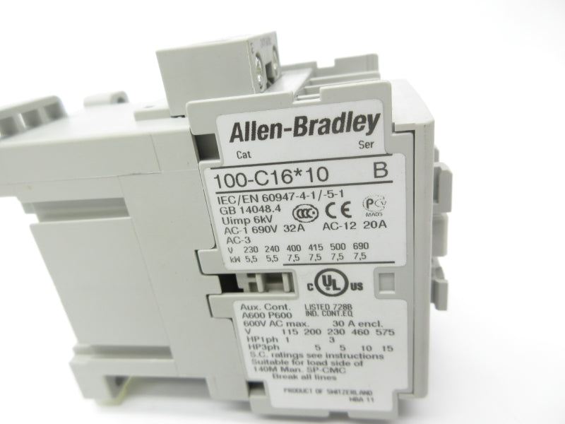 ALLEN BRADLEY 100-C16J10 SER. B 24V 16A NSNP