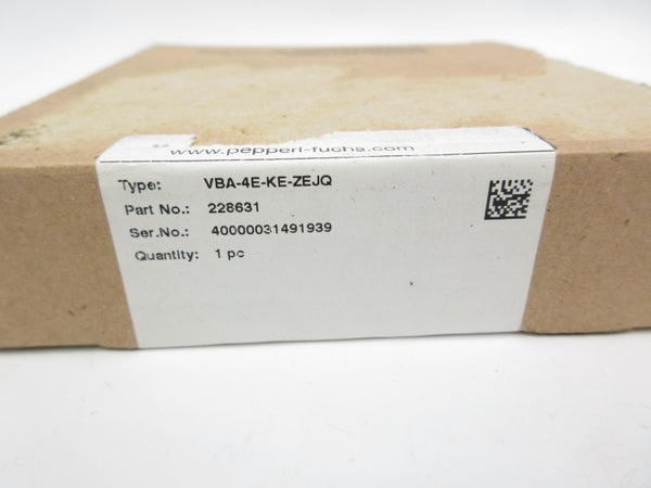 PEPPERL+FUCHS VBA-4E-KE-ZEJQ 228631 NSMP