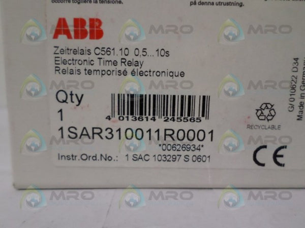 ABB 1SAR310011R0001 ELECTRONIC TIME RELAY  NSMP
