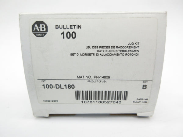 ALLEN BRADLEY 100-DL180 SER. B (WH) NSMP